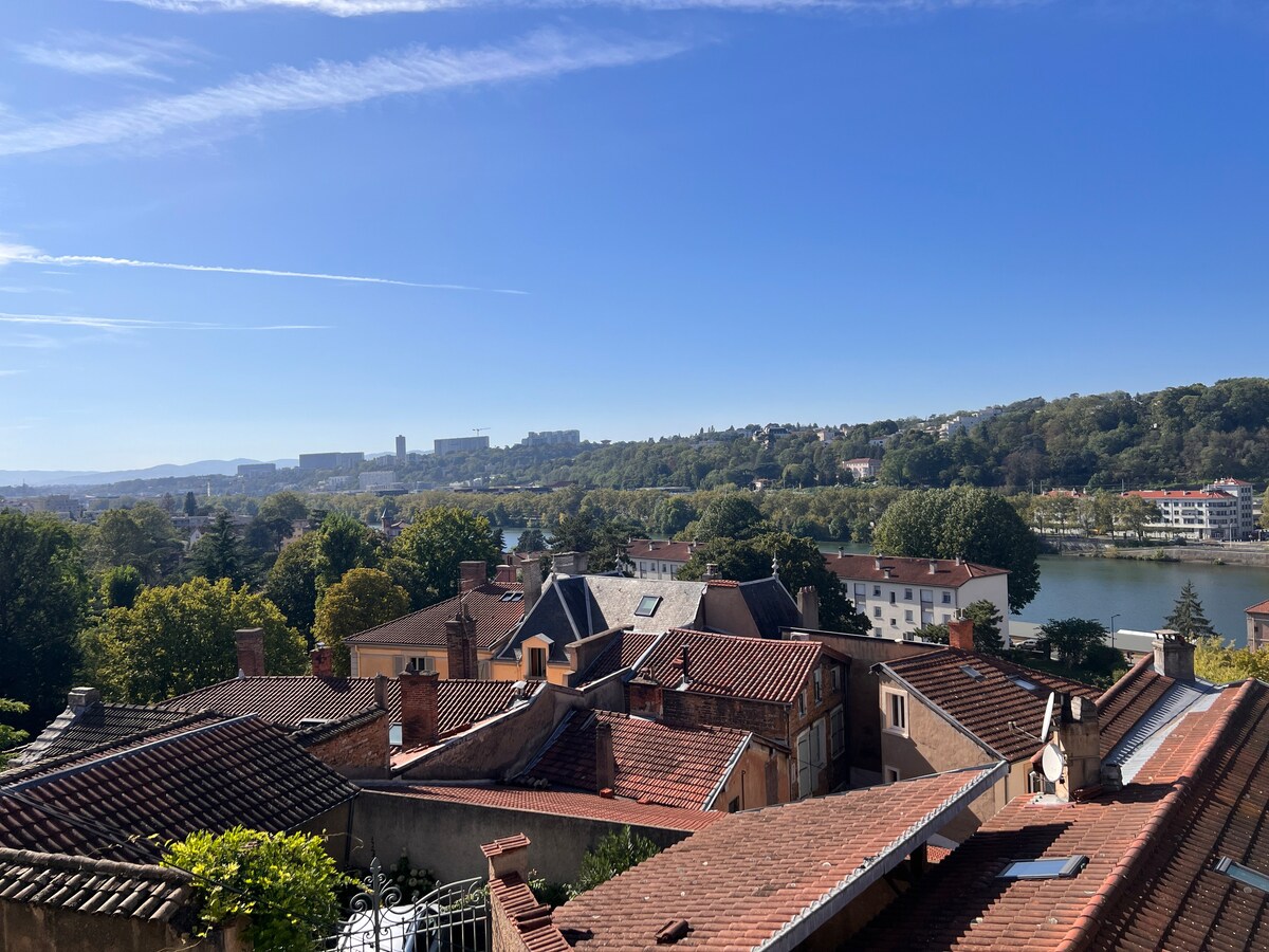 2 chambres avec parking privé à 5 min de Lyon