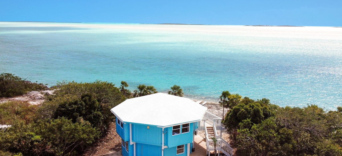 OceanBliss: Exuma, Secluded Waterfront sleeps 8