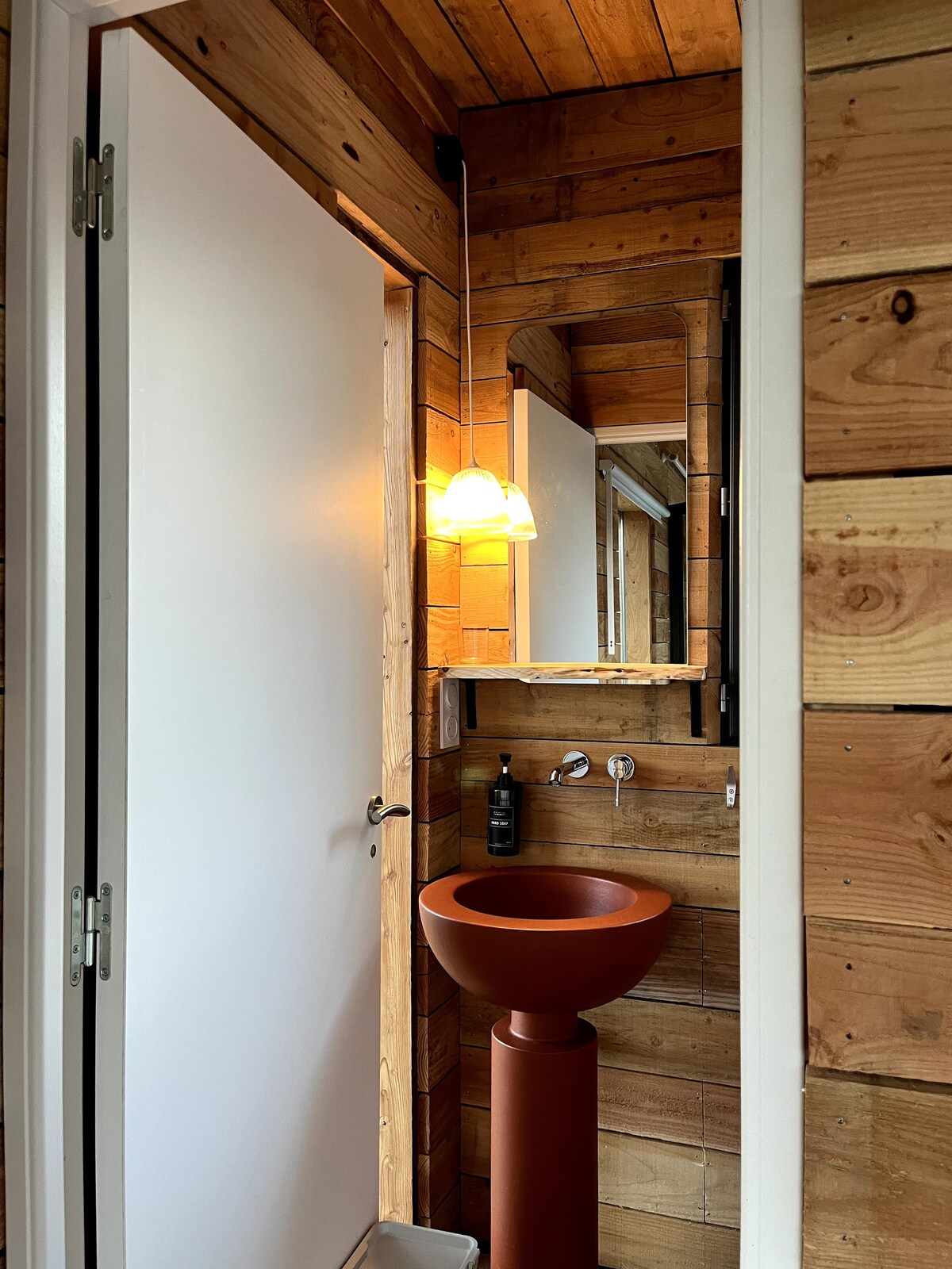 带私人挪威浴室的小木屋