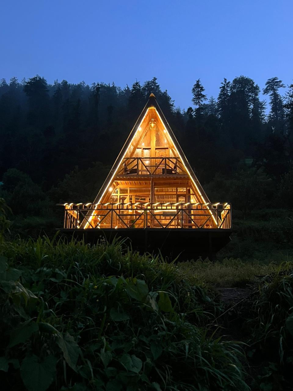 可欣赏大自然景观的舒适小木屋