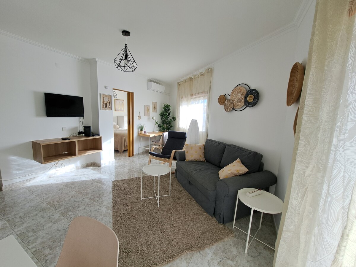 舒适的公寓-空调、无线网络、游泳池、附近的海滩/阿尔布费拉