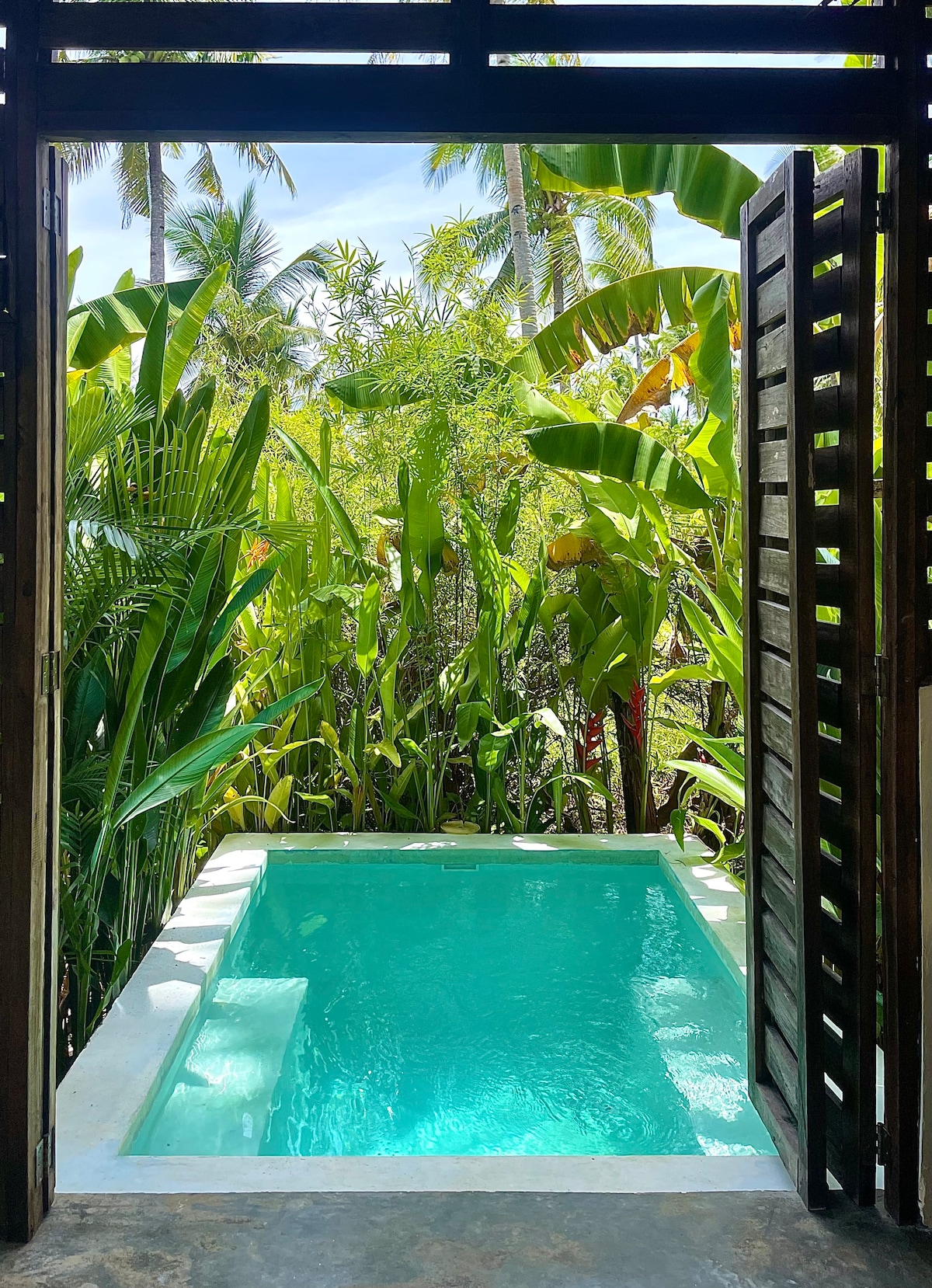 Secluded Sta Fe Villa 2, plunge pool,2min to beach