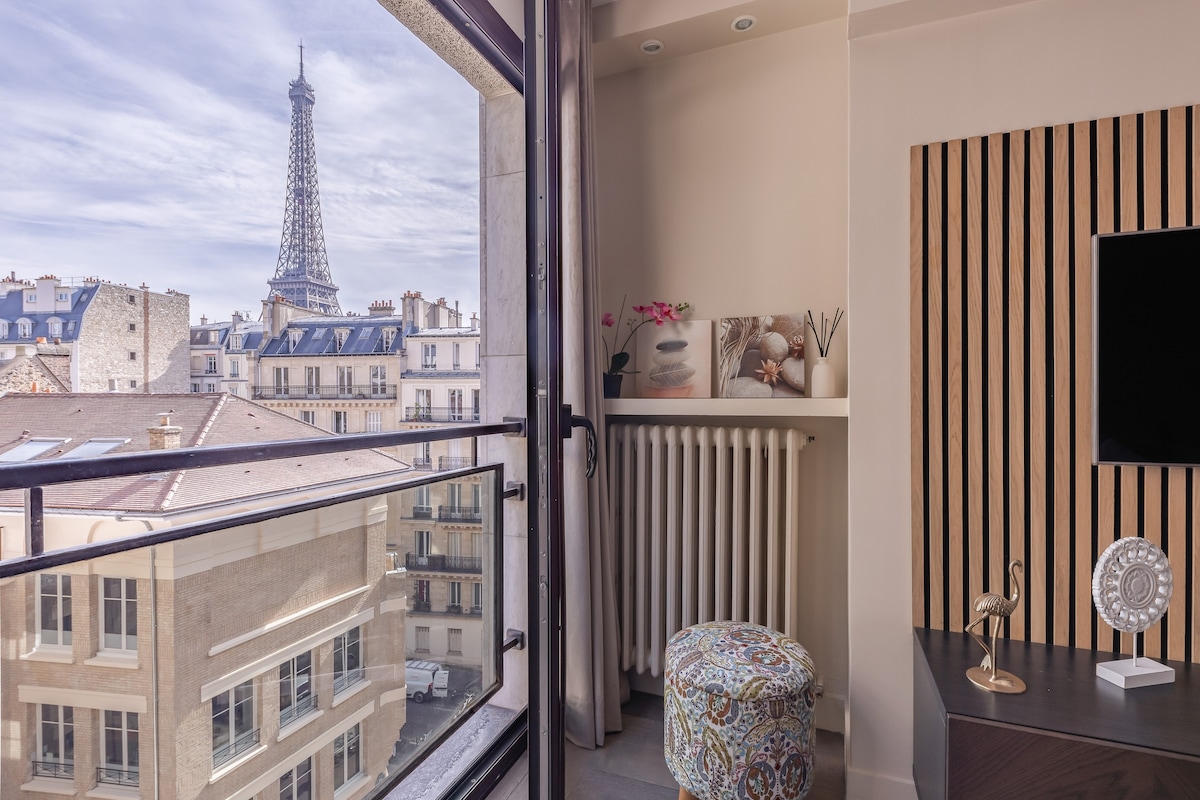 Appartement vue Tour Eiffel 2 chambres