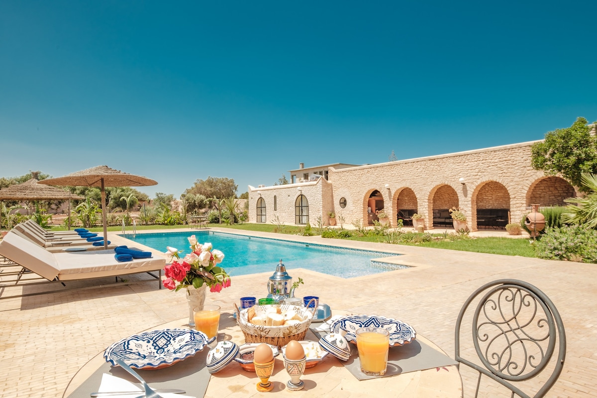 Villa Aruba - Personnel et piscine chauffée