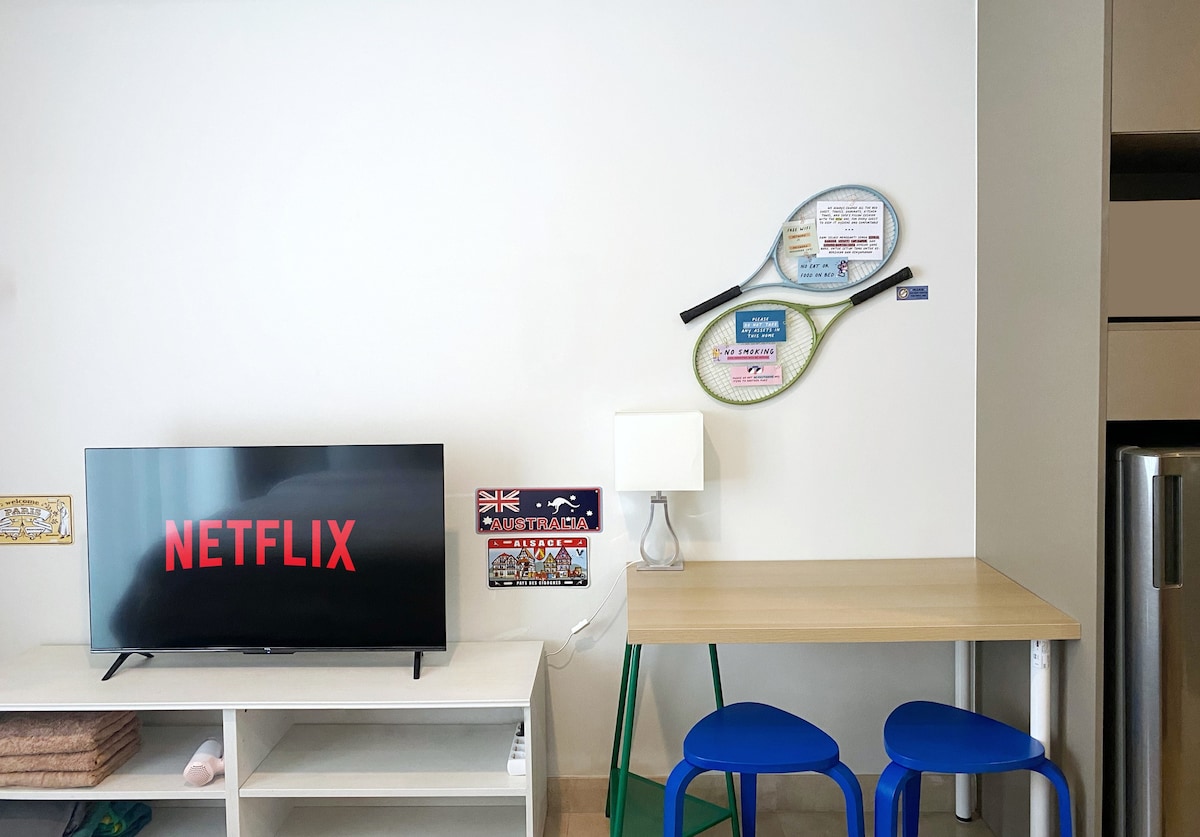 黄金海岸PIK |单间公寓+沙发床| Netflix