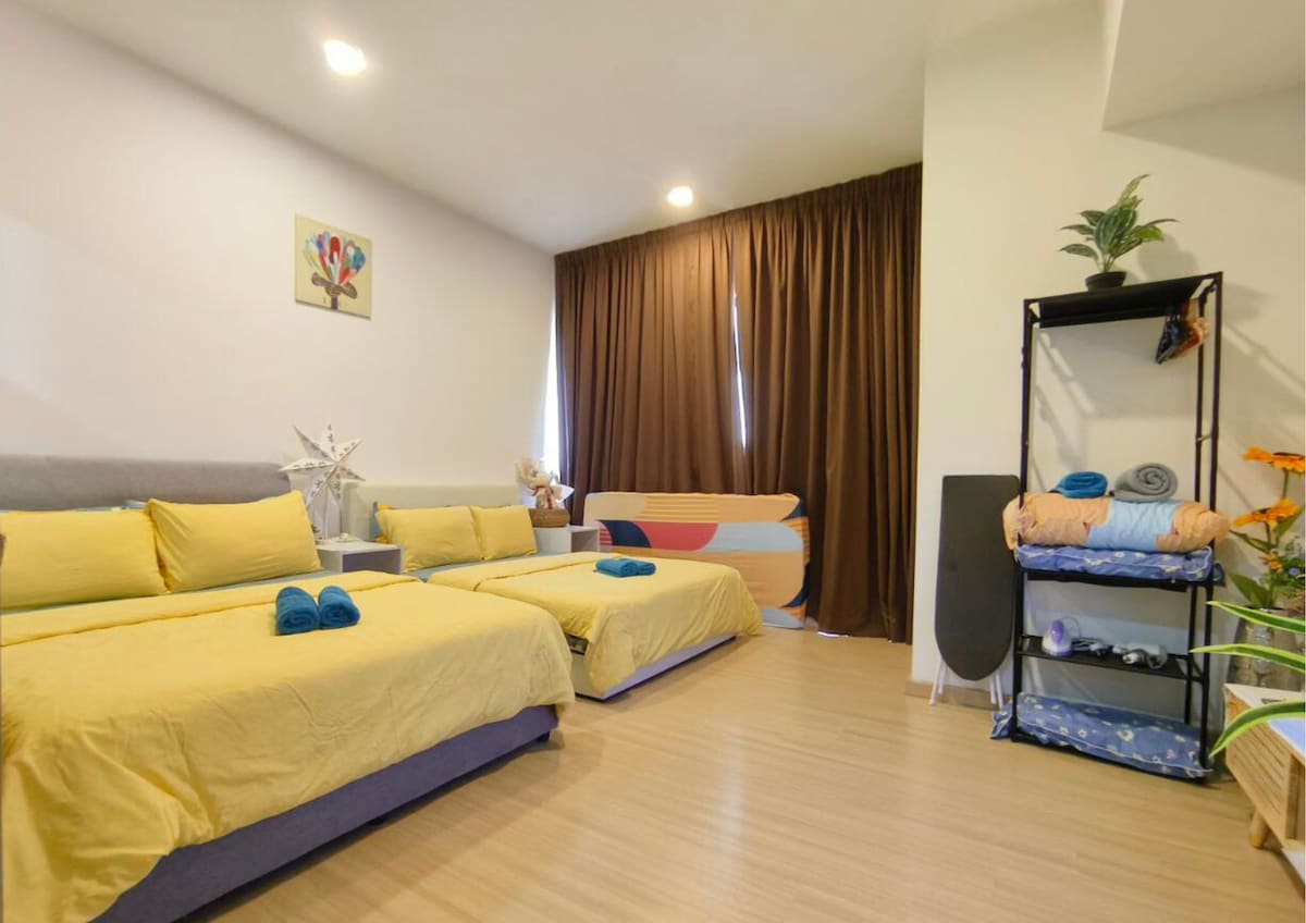 DSara Comfy Unit|8 min to Hos. Sungai Buloh|6Pax