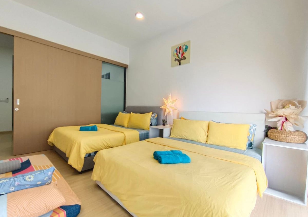 DSara Comfy Unit|8 min to Hos. Sungai Buloh|6Pax