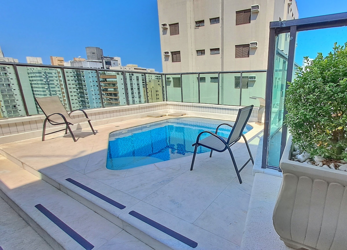 Cobertura Duplex com Piscina | Praia Pitangueiras