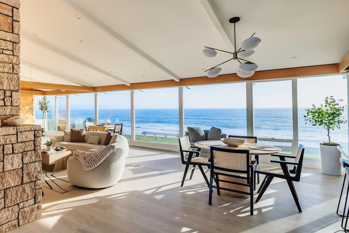 Renovated Oceanfront Estate! Private Beach Access