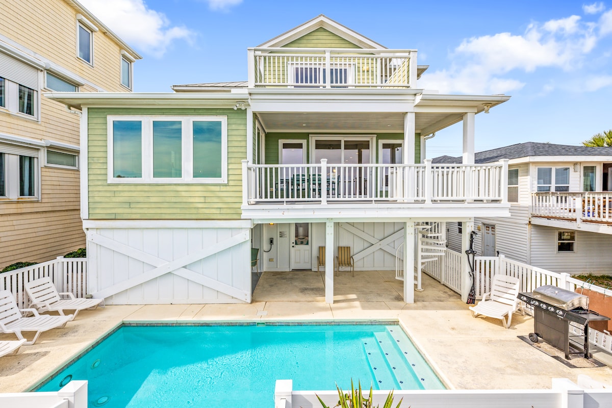 Sage Seahorse - oceanfront/pool/hot tub