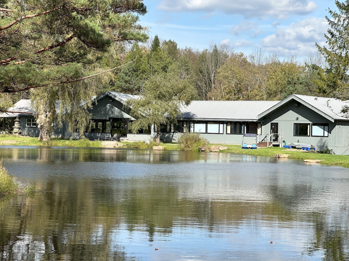 水獭小屋（ Otter Lodge ） -私人池塘！