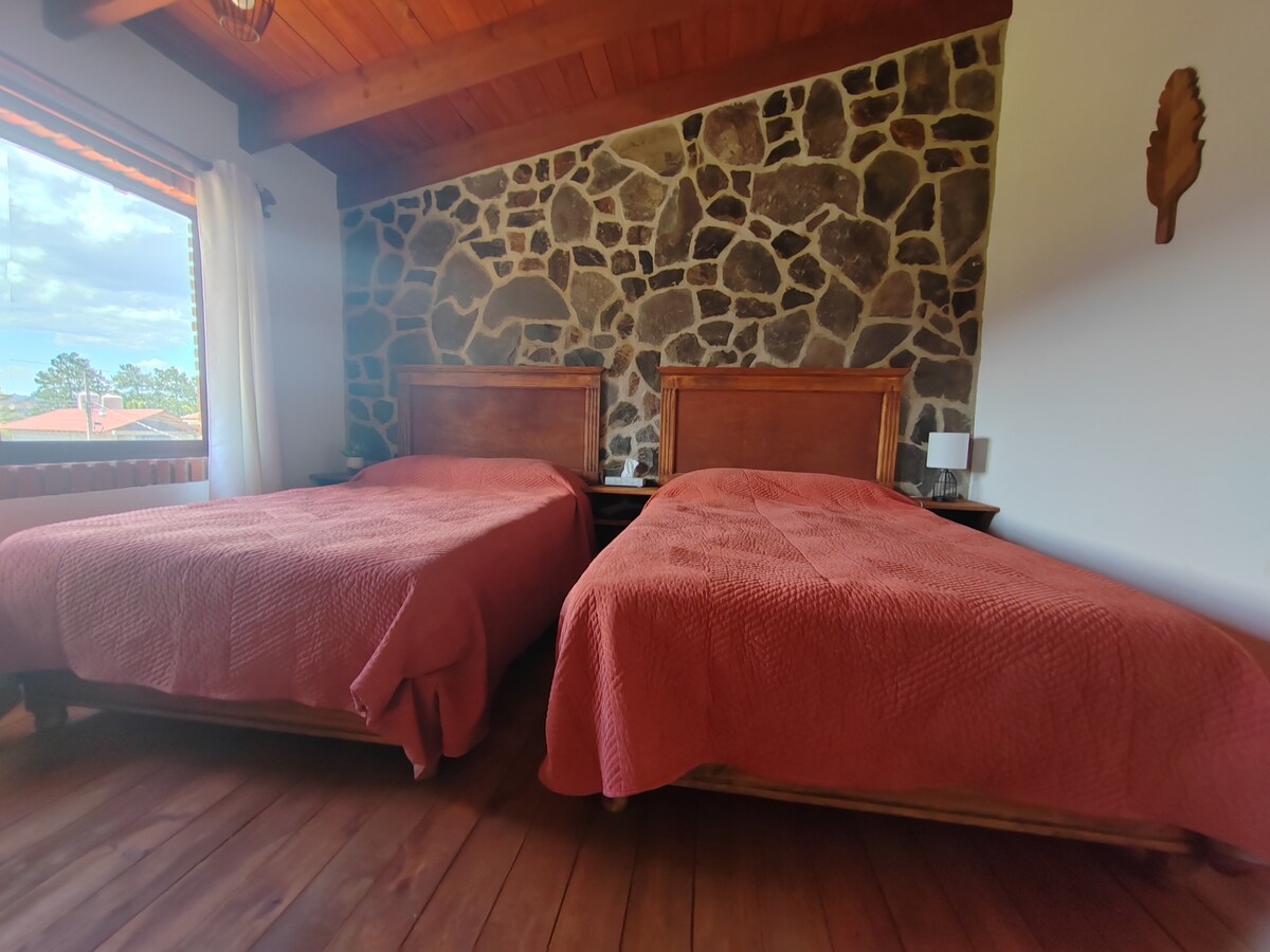 休闲小木屋， Huasca de Ocampo ，可容纳10人