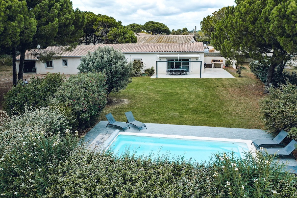 Mas en Camargue avec piscine