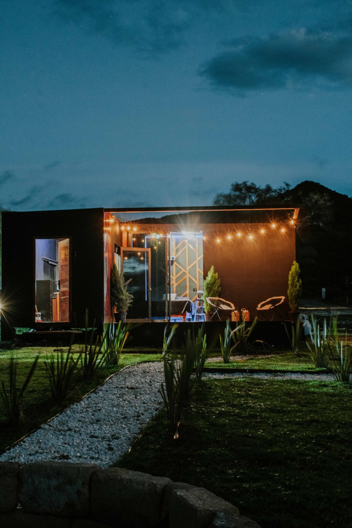 Tiny House with outdoor pool  K NAJ