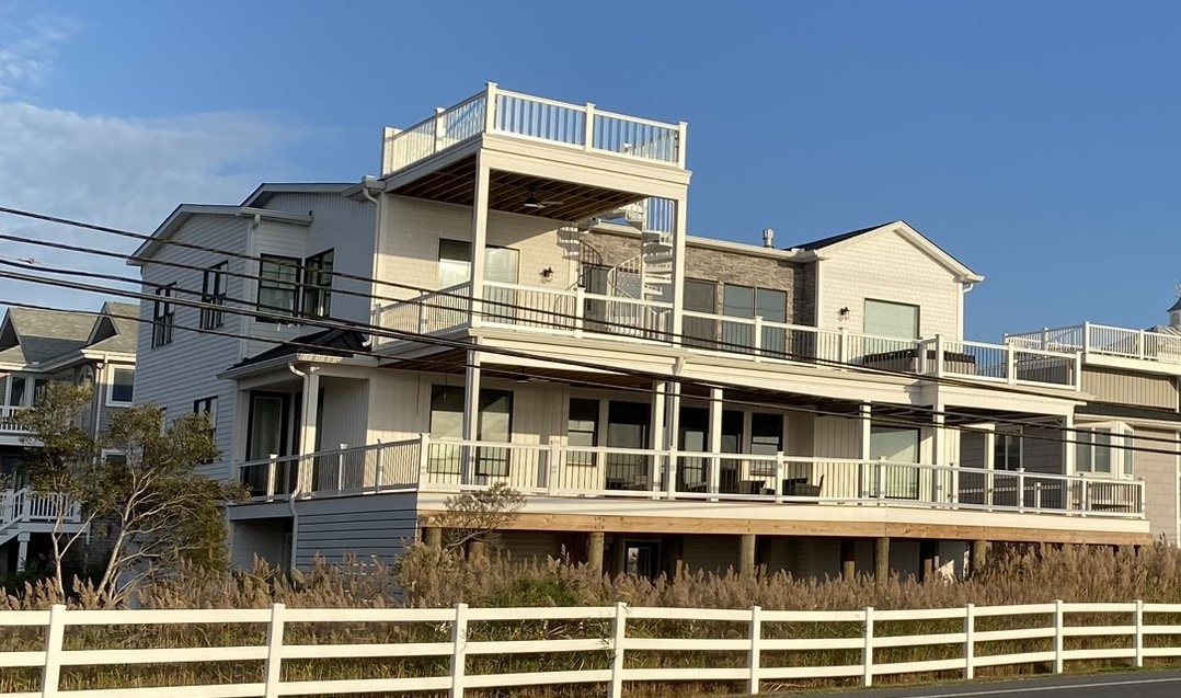 位于杜威私人海滩的海滨别墅（ Ocean block House ） ，可容纳16人