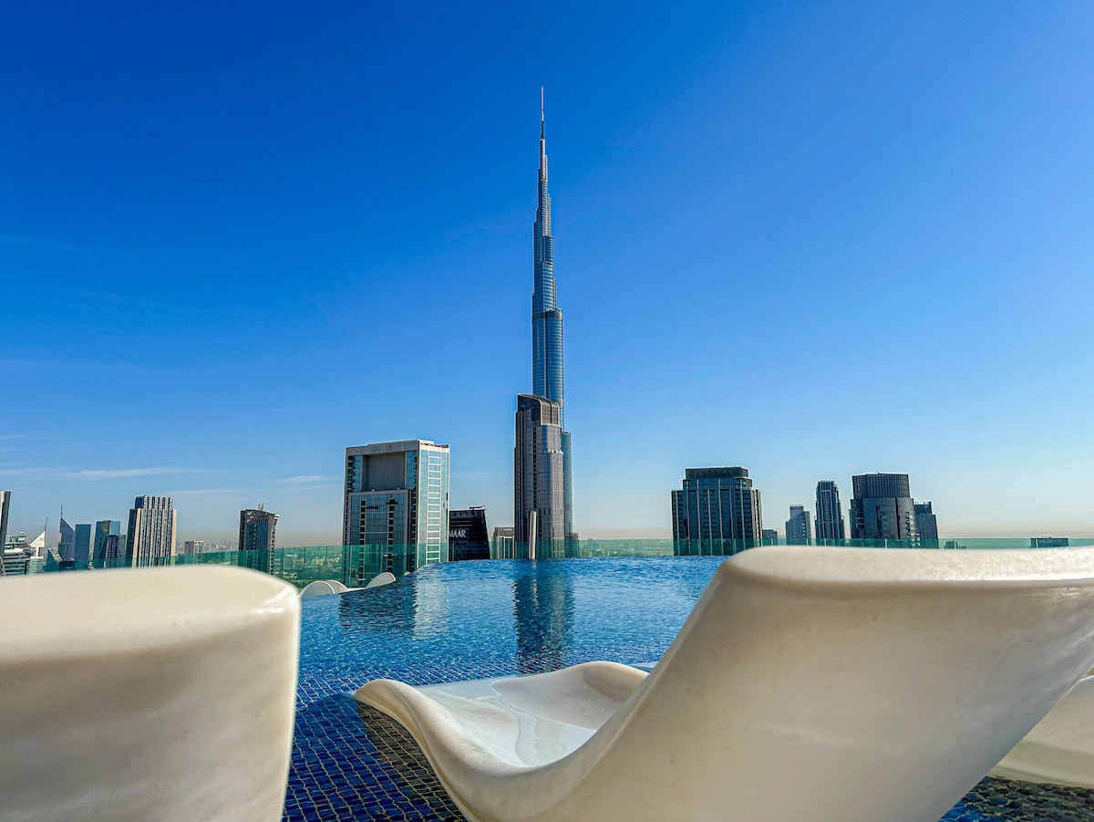 Best Khalifa view|Highest infinity Pool|Downtown