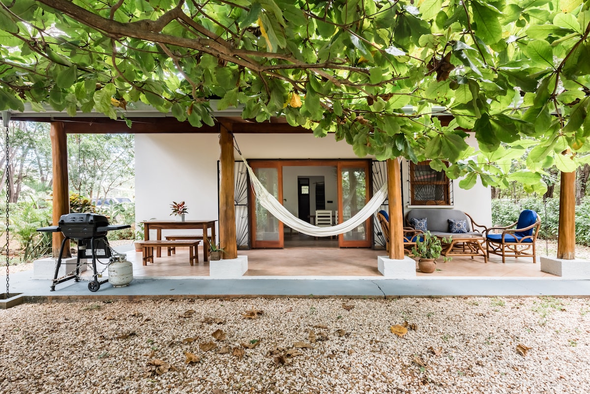 Watch Iguanas in the Trees from a Shaded Patio Hammock