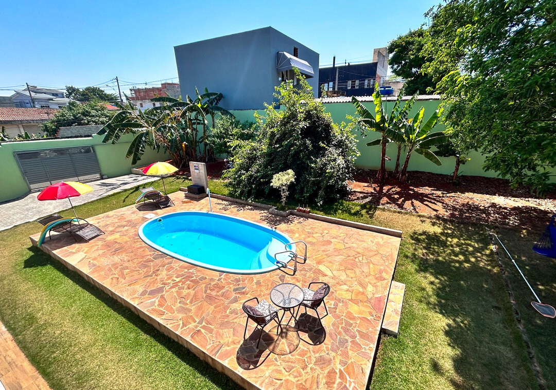 Great country house with barbecue in Sorocaba/SP
