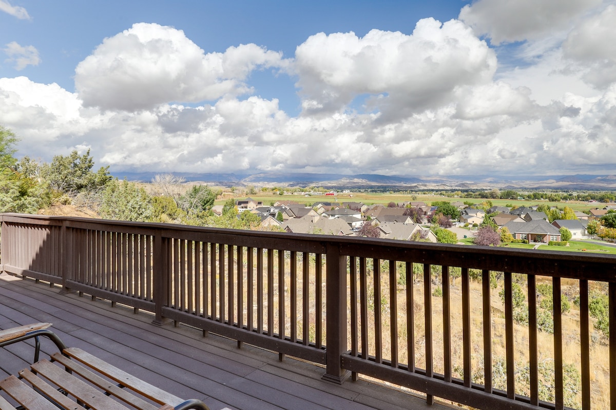 Airy Vernal Vacation Rental: Deck, Mountain Views!