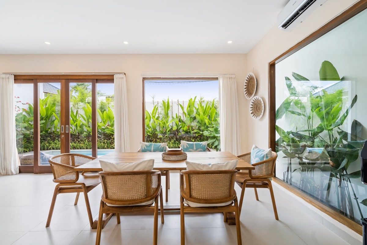 NEW! 2BR Bright and Airy Villa in Canggu