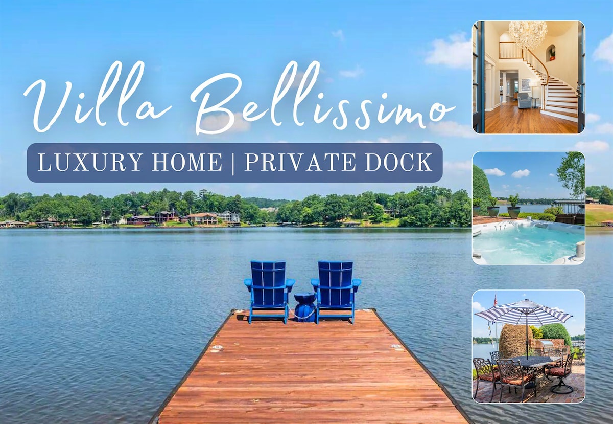 Lakeside Luxury Villa | Hot Tub | Private Dock