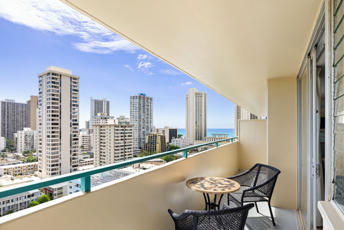 Aloha Surf Waikiki # 1600豪华顶层公寓