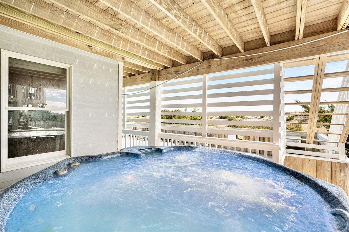 NEW Lux Oceanfront 6BR, Heated Pool,Hot Tub,Bikes