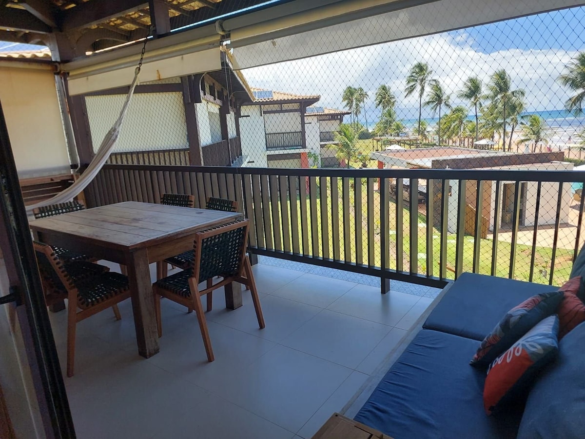 Conforto de 3 Suítes à Beira da Praia | Bali Bahia
