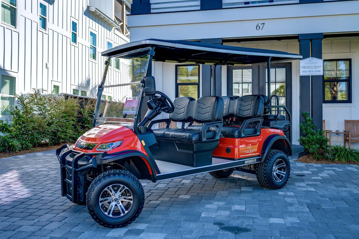 Groovy Goat | Heated Pool | Golfcart | Gated Beach