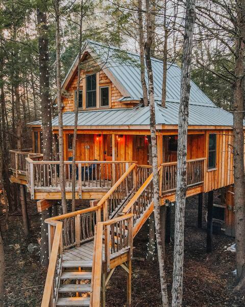 The Woods Maine | A Luxury Treehouse Experience