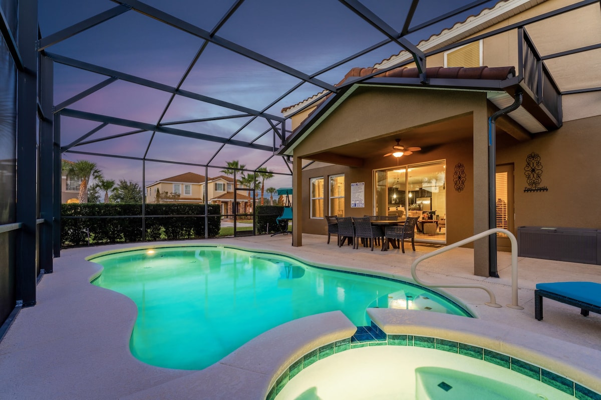 Heated Pool + Hot Tub + Lazy River + Game Room