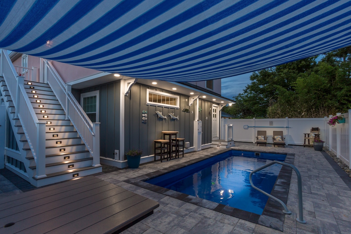 22 Private Pool Ocean Block Dewey Beach Home