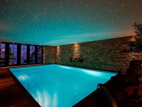 Unique holiday apartment with starry sky pool