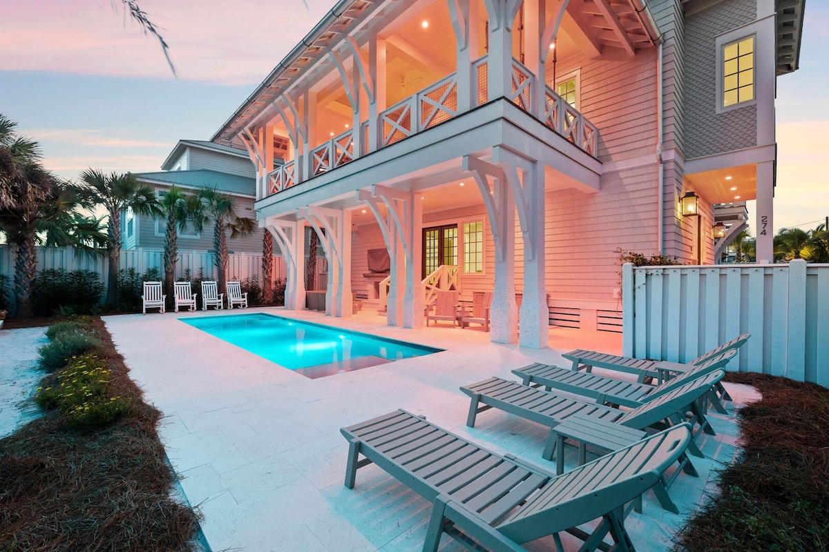 Custom Beach View Home with Private Pool
