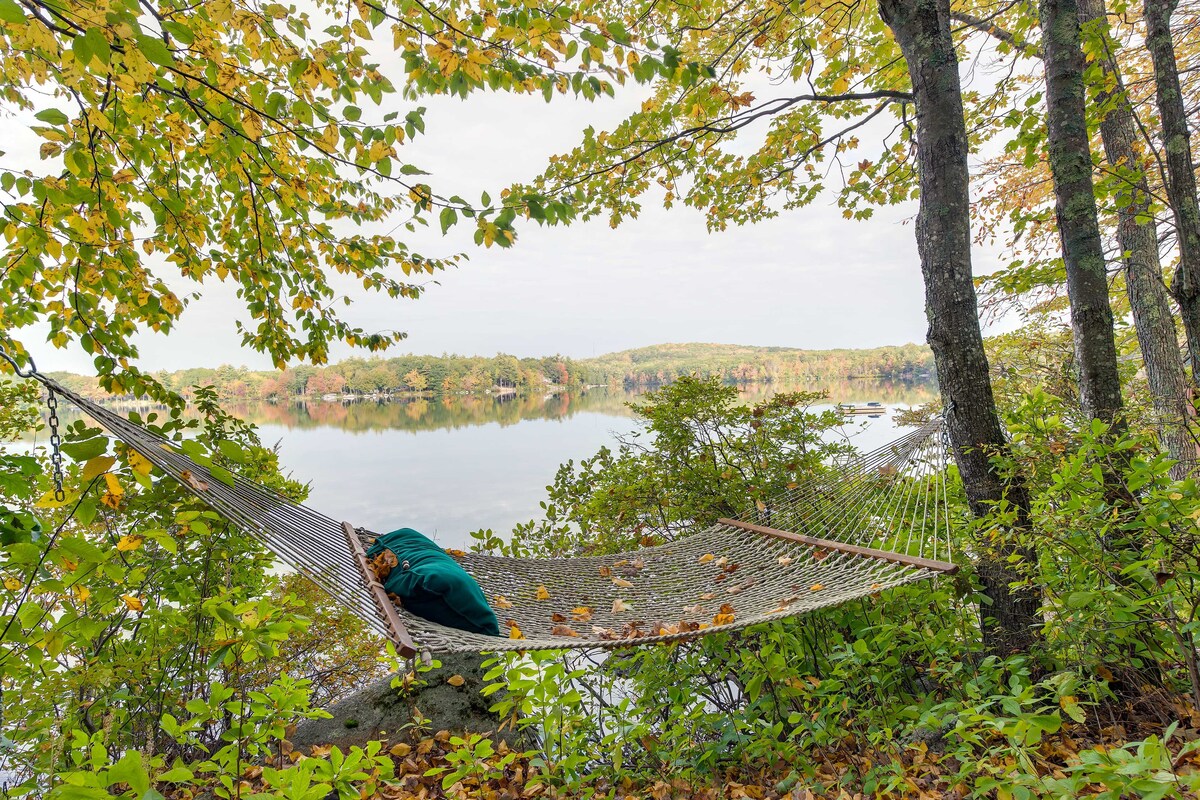 Kennebunk Pond Waterfront Lyman Home w/ Deck, Dock