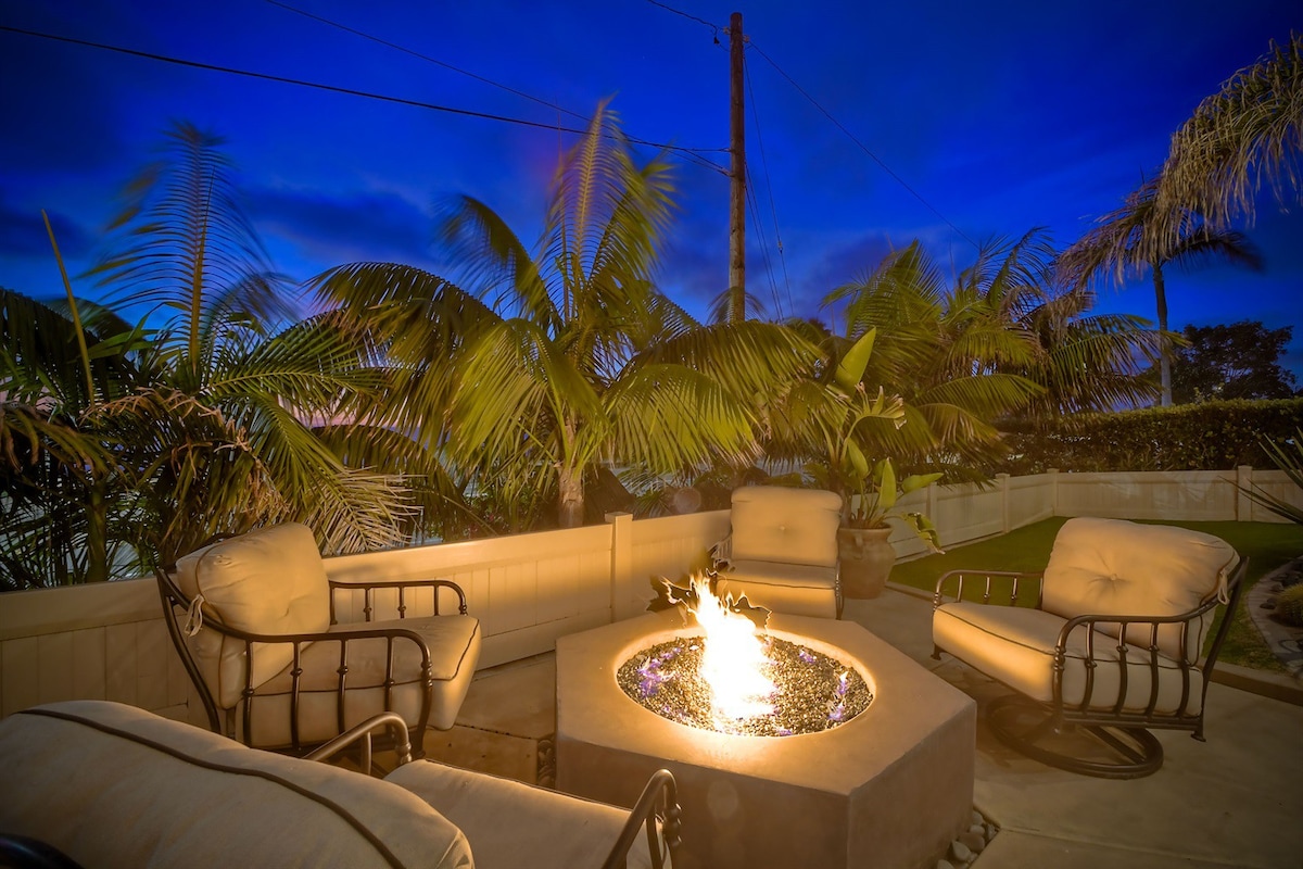 Oceanview, Rooftop Hot tub, Firepit, BBQ, Games