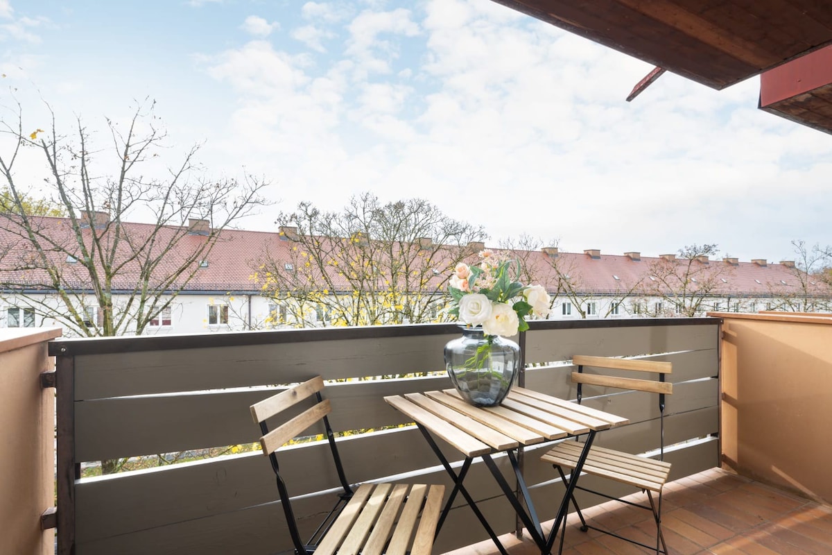 Homaris München Laim - Apartment für 3 mit Balkon
