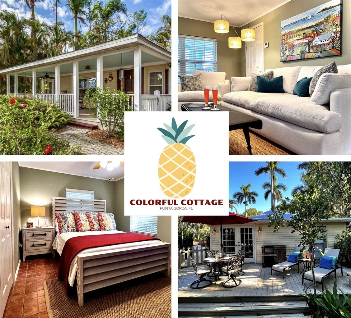 Colorful Cottage - Walk to water, downtown & park!