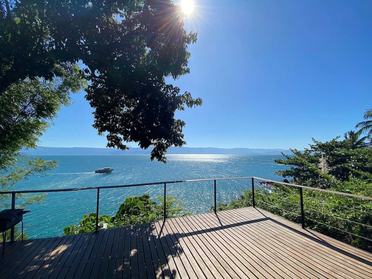 Casa à beira-mar Ponta das Canas - Ilhabela