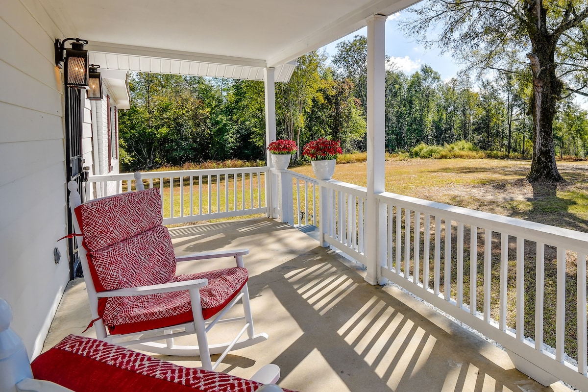 Tuskegee Countryside Retreat on 7 Acres!