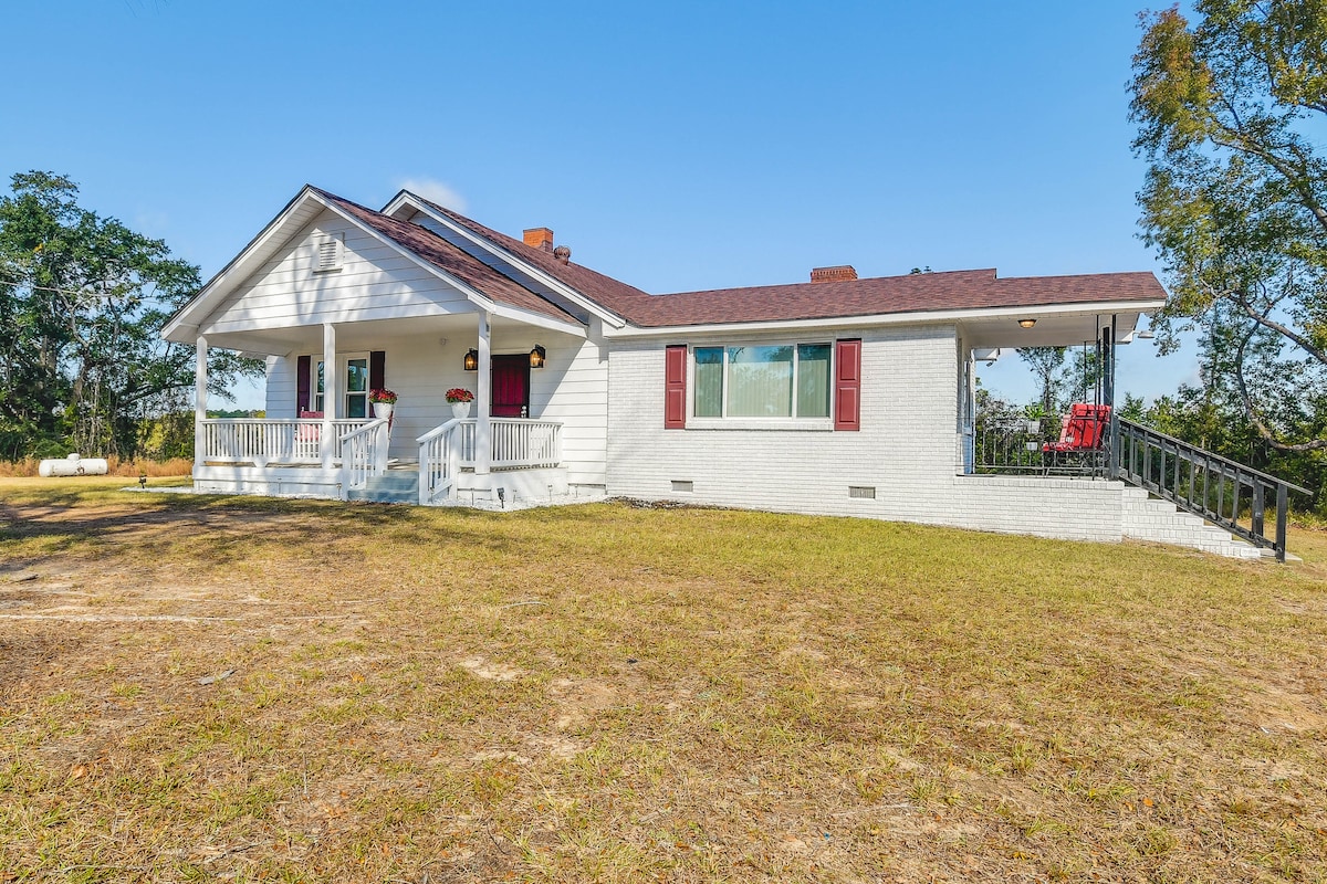 Tuskegee Countryside Retreat on 7 Acres!