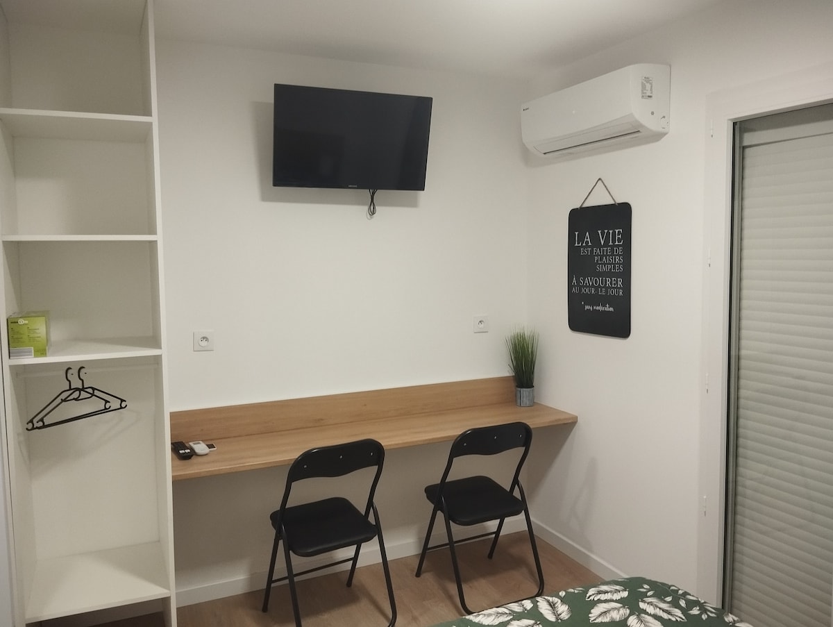 新工作室，配备空调R1 - albicasa apparthotel