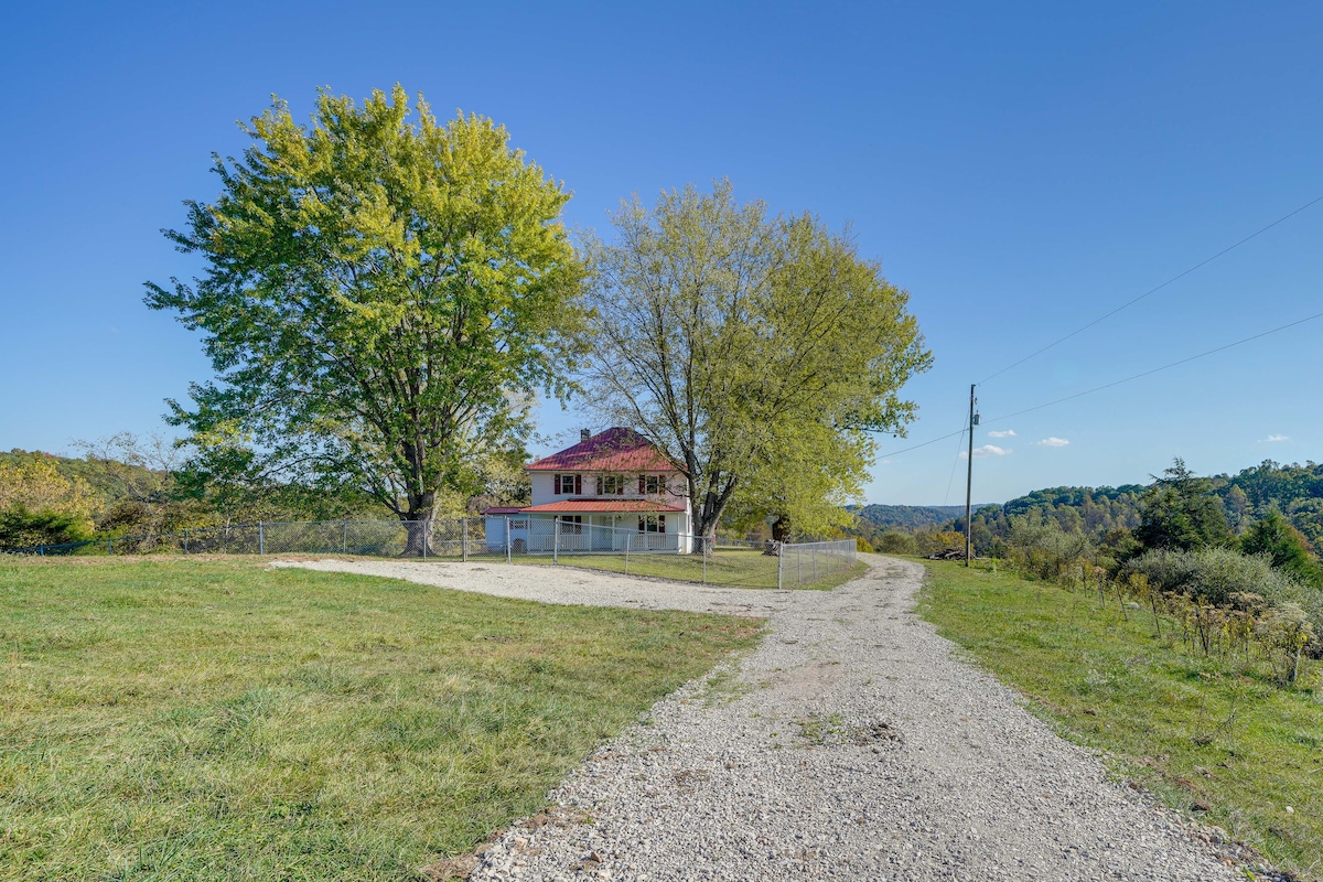 270-Acre Ripley Home with On-Site Pond!