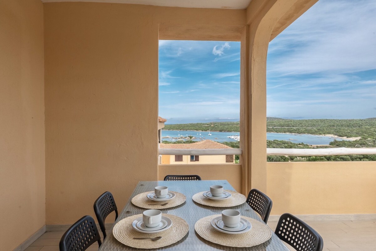 Baia de Bahas Trilocale 6 posti letto, Vista Mare