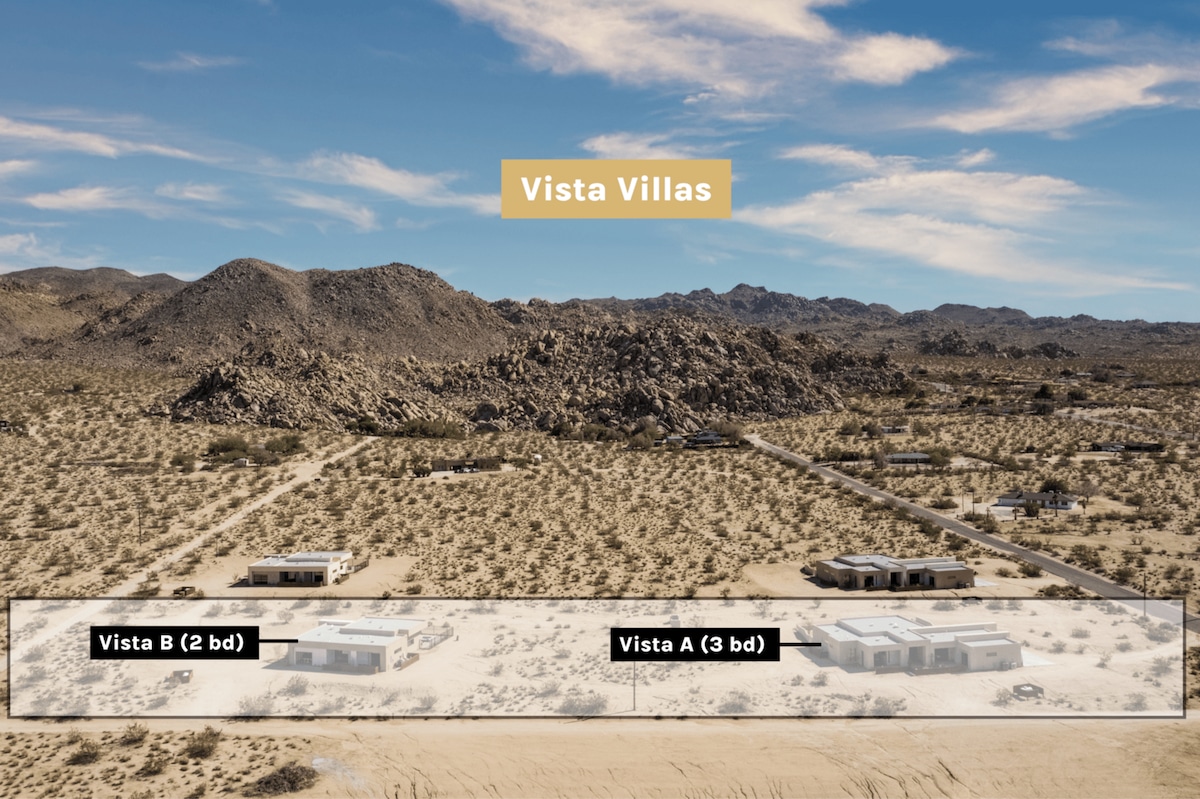 Vista by Fieldtrip - 5br Two-Villa Retreat w Pool