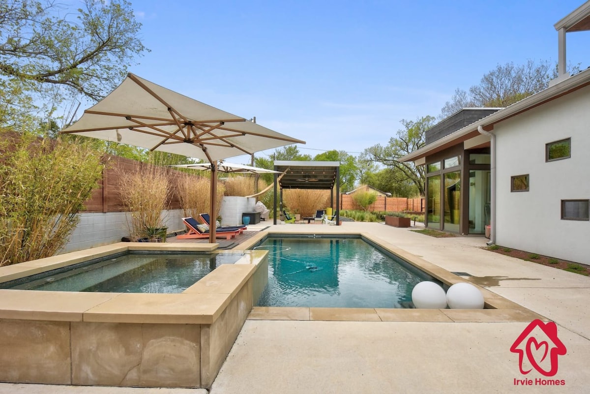 The Nest with Pool and Hot Tub - An Irvie Home