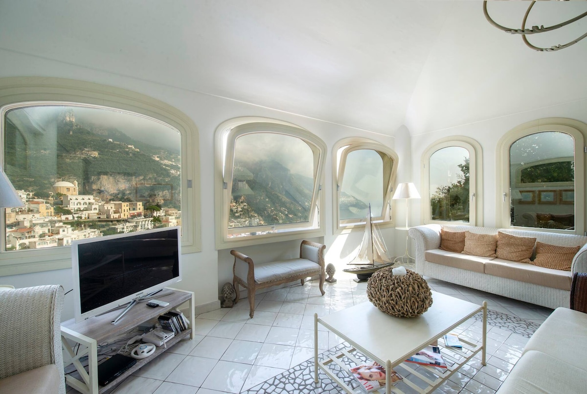 Villa in Positano with luxury spa &amazing view