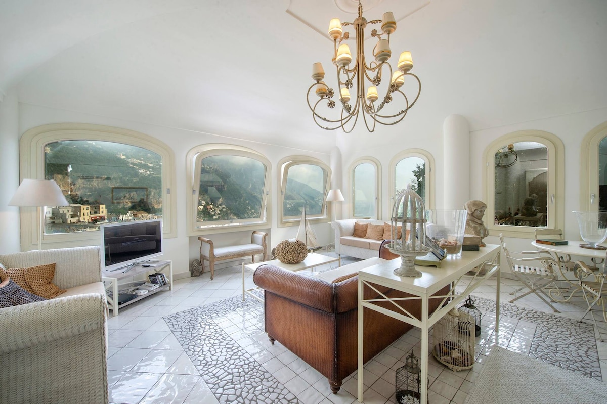 Villa in Positano with luxury spa &amazing view