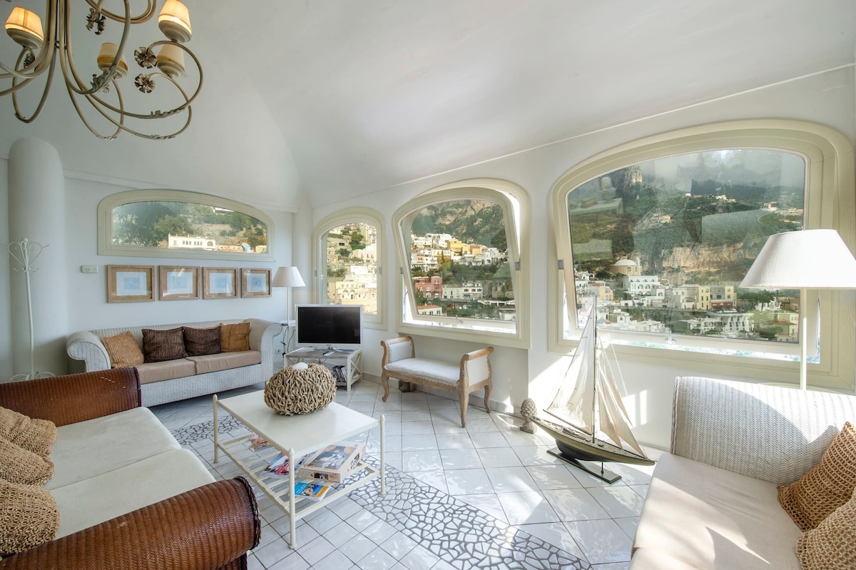 Villa in Positano with luxury spa &amazing view