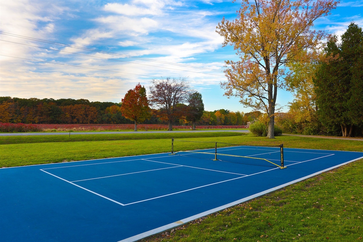 2 Cabins| HotTub | Pickleball | FirePit | King Bed